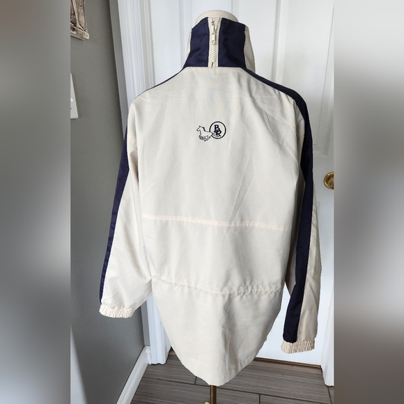 BR Equestrian Cream and Navy Half Zip Jacket - Size Medium - Picture 5 of 16